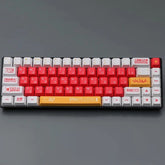 Cool Red Eva Unit-02 Theme Keycap Set